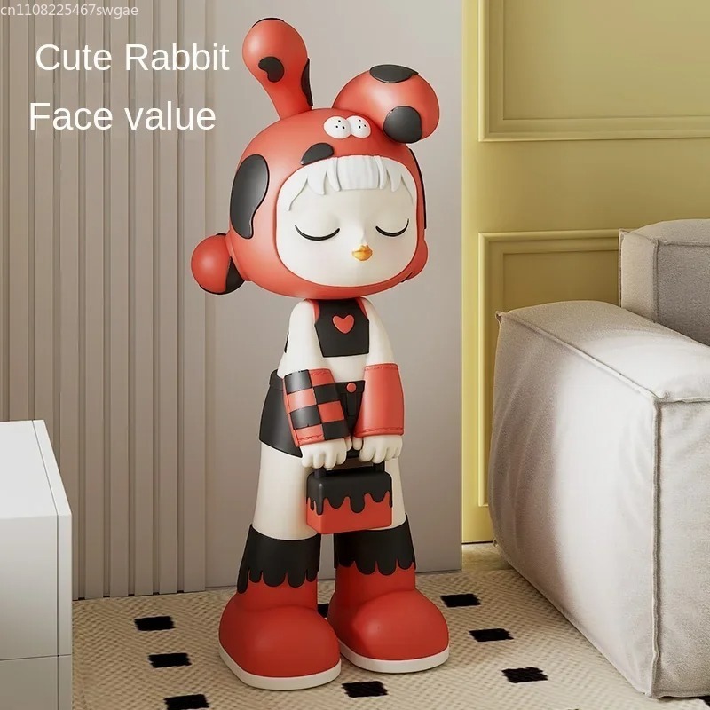 Art Craft Decoration - Patung Gadis Kartun Artistik, Model Karakter