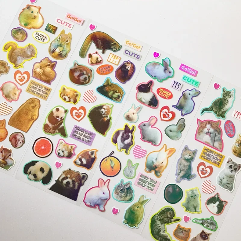 Art Craft Zoo - Diy stiker 1 lembar stiker lucu