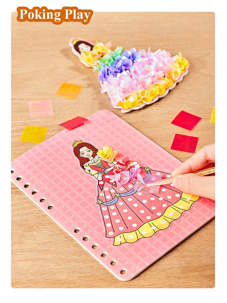Art Craft Kits For Kids - Lukisan DIY stiker kerajinan mainan anak-anak