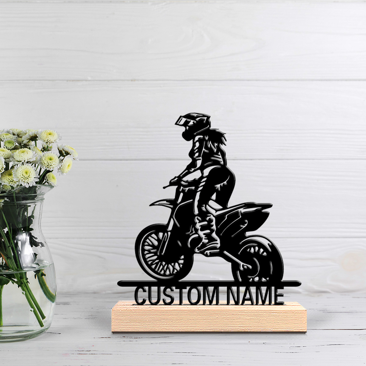 Art Craft Decoration - 1pc Patung Tin Seni Kreatif Gadis