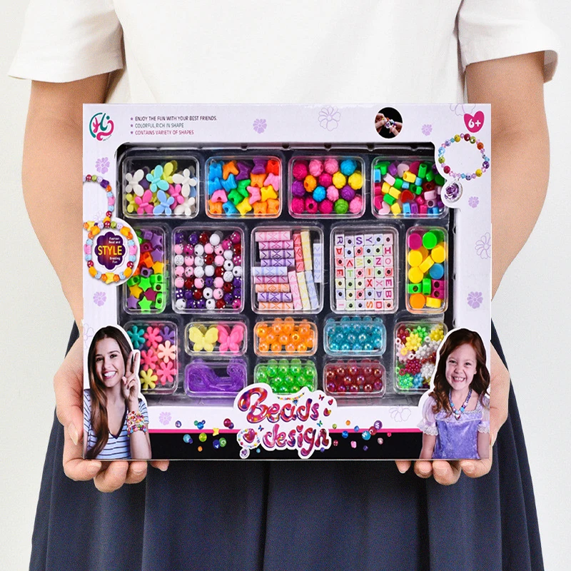 Art Craft Kits For Kids - Set manik-manik DIY anak perempuan, Kit
