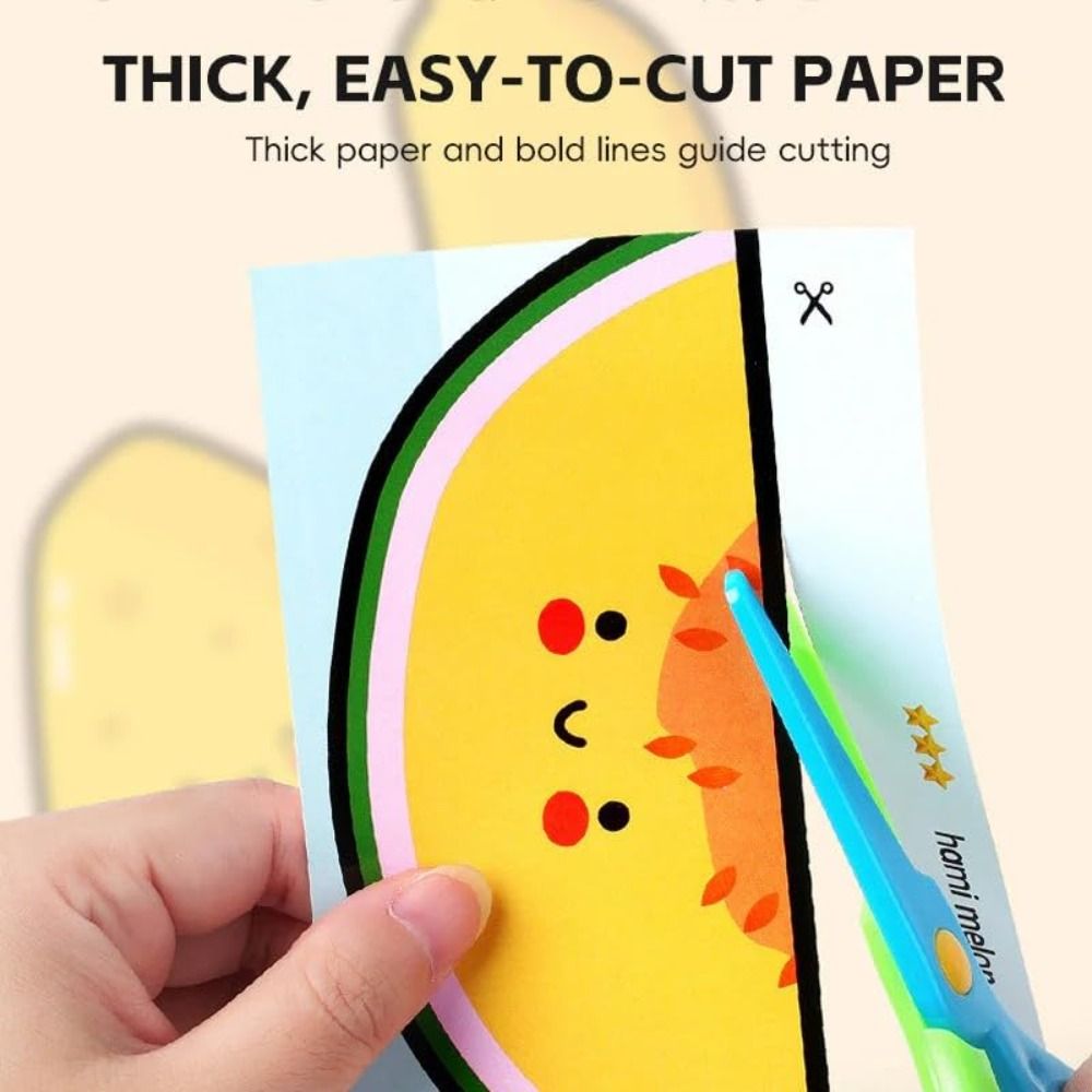 Art Craft Preschool - Perlengkapan Potong Kertas untuk Anak dengan
