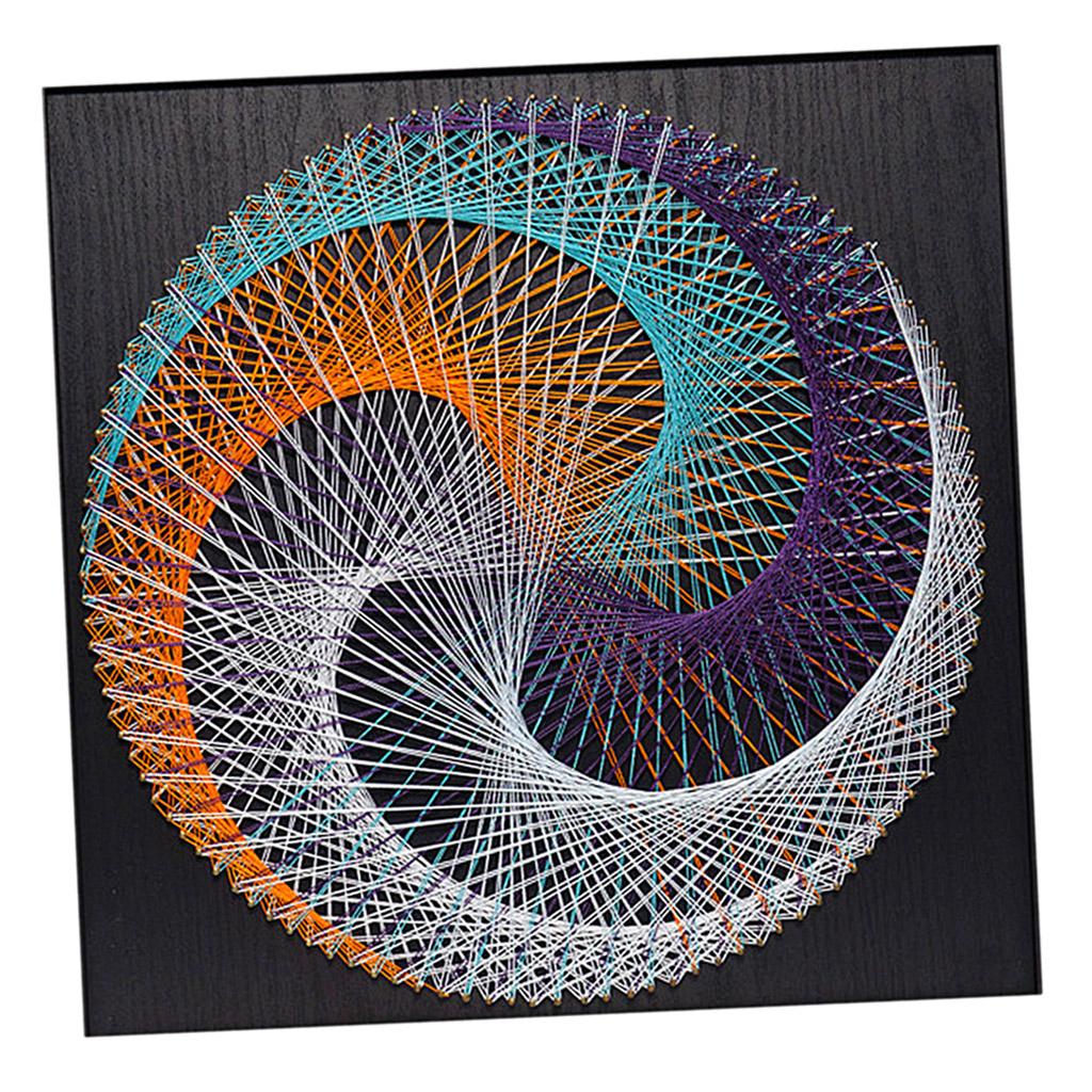 Art Craft Kits For Kids - Perlengkapan Seni String Art Kayu DIY