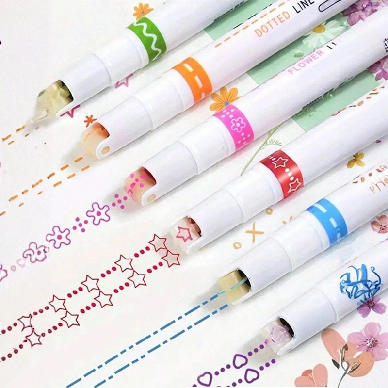 Art Craft Stationery - 6 Buah Roller Tip Curve Liner