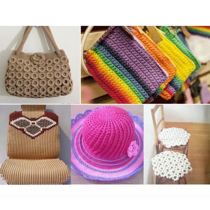 Benang Polipropilena Berwarna  - Art Craft Yarn ulasan dan harga