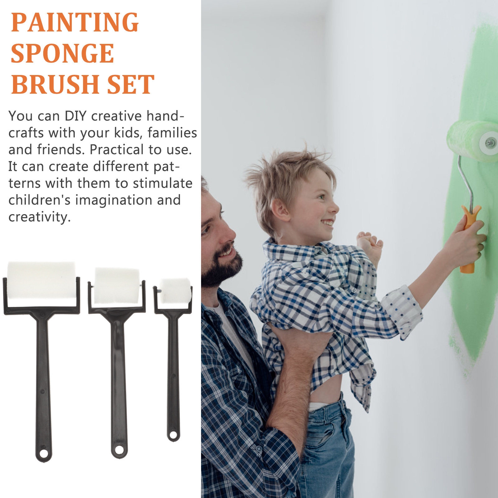 15 Buah Set Kuas Spons untuk M - Art Craft Preschool ulasan dan harga