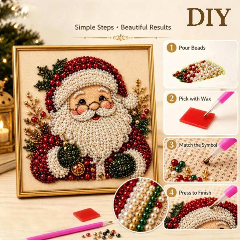 Kit Seni Mutiara Santa Claus N - Art Craft Kits For Kids ulasan dan harga