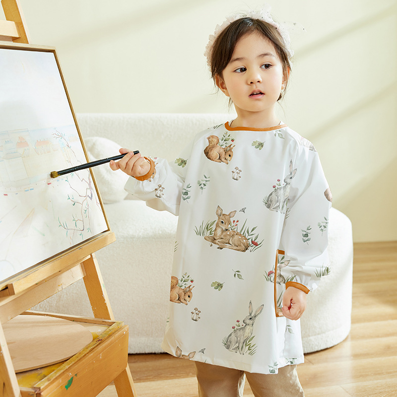 Kemeja Pelindung Seni Tahan Ai - Art Craft Preschool ulasan dan harga