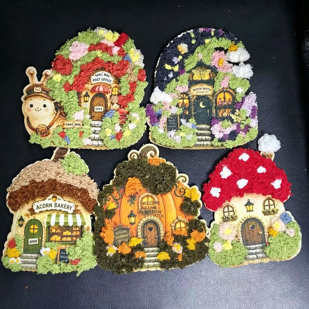Kit Seni Poke Kain 3D Desain D - Art Craft Yarn ulasan dan harga