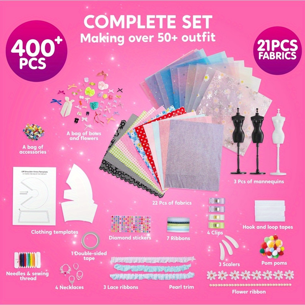 JOYFY 400+PCS Kerajinan Desain - Art Craft Kits For Kids ulasan dan harga