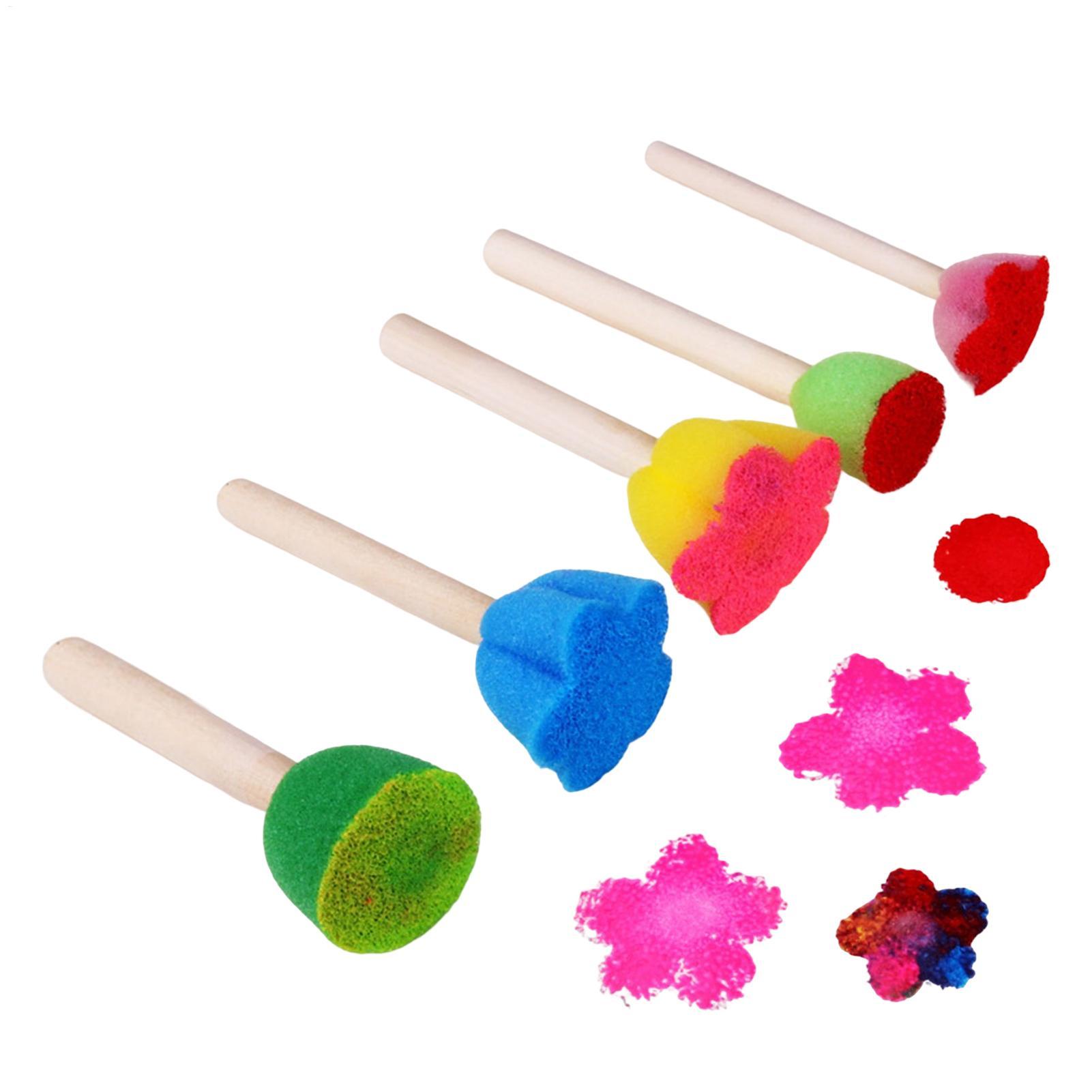 5 Buah Spons Cat Anak-anak yan - Art Craft Preschool ulasan dan harga