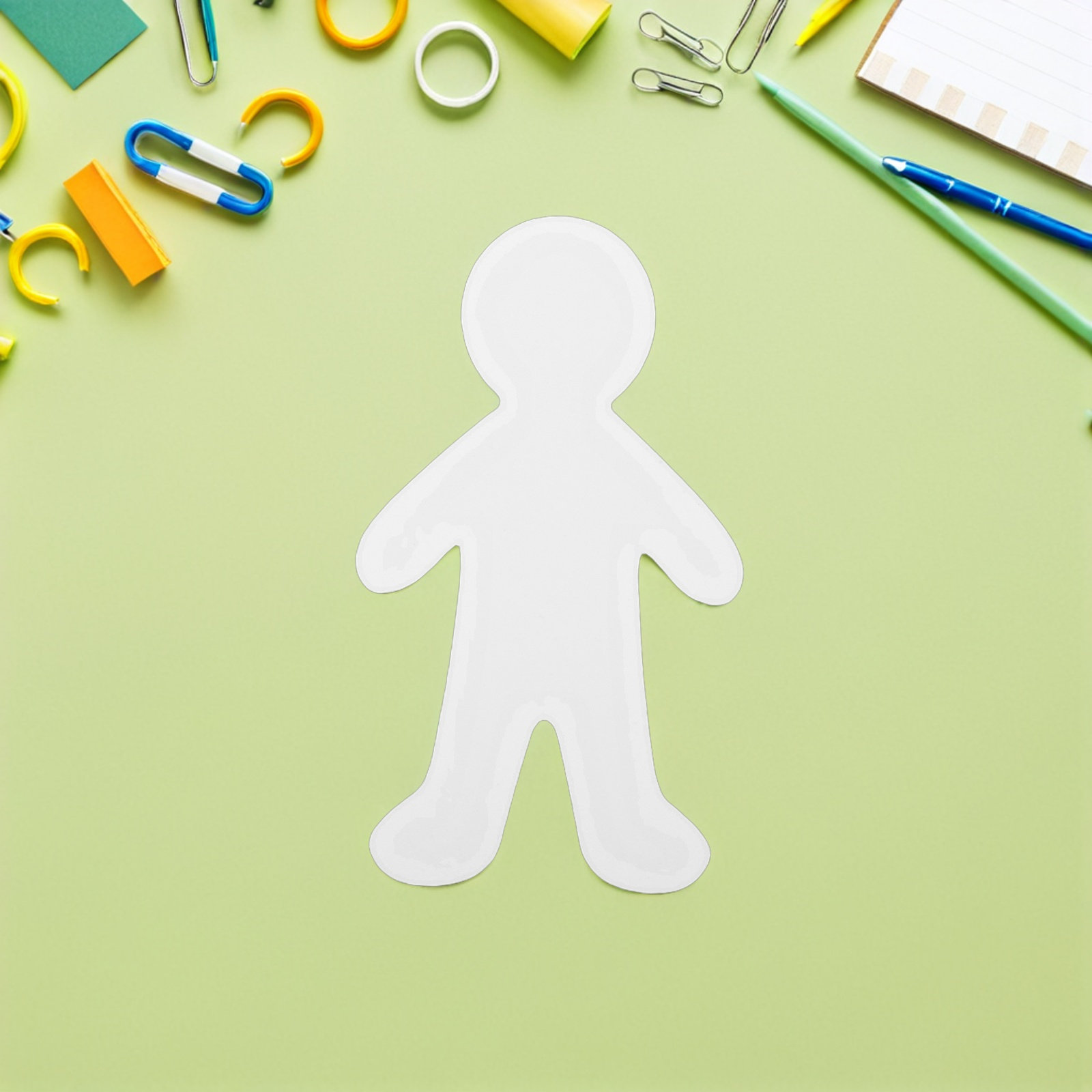 Potongan Karton Bentuk Orang-o - Art Craft Preschool ulasan dan harga