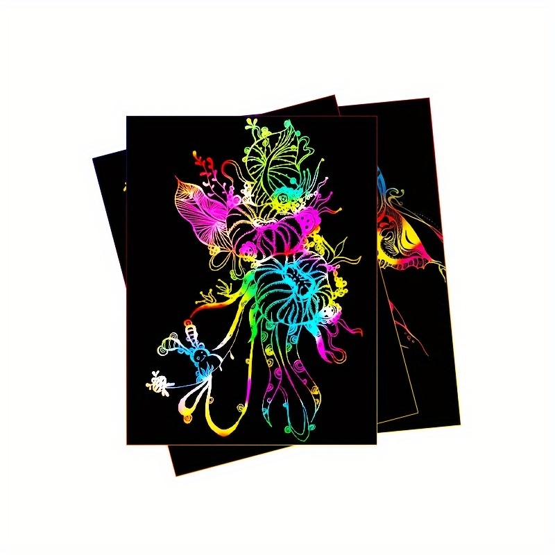 50 pcs Kertas Gores Anak-anak  - Art Craft Kits For Kids ulasan dan harga