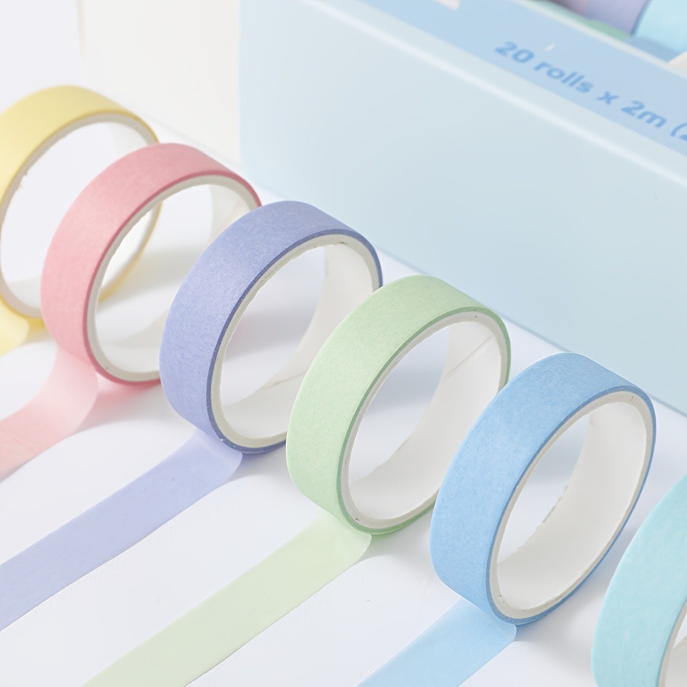 20 Gulungan Pita Macaron, Leba - Art Craft Stationery ulasan dan harga