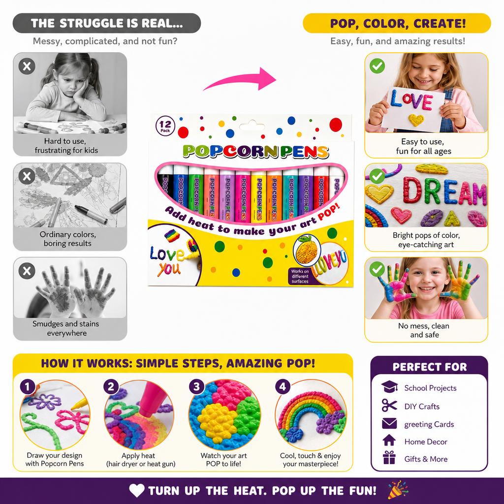 12 Warna Pena 3D Ajaib yang Di - Art Craft Stationery ulasan dan harga