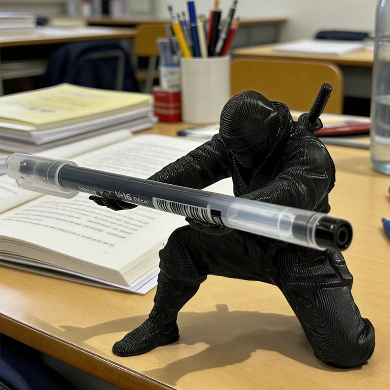 Tempat Pensil Ninja Cetak 3D u - Art Craft Stationery ulasan dan harga