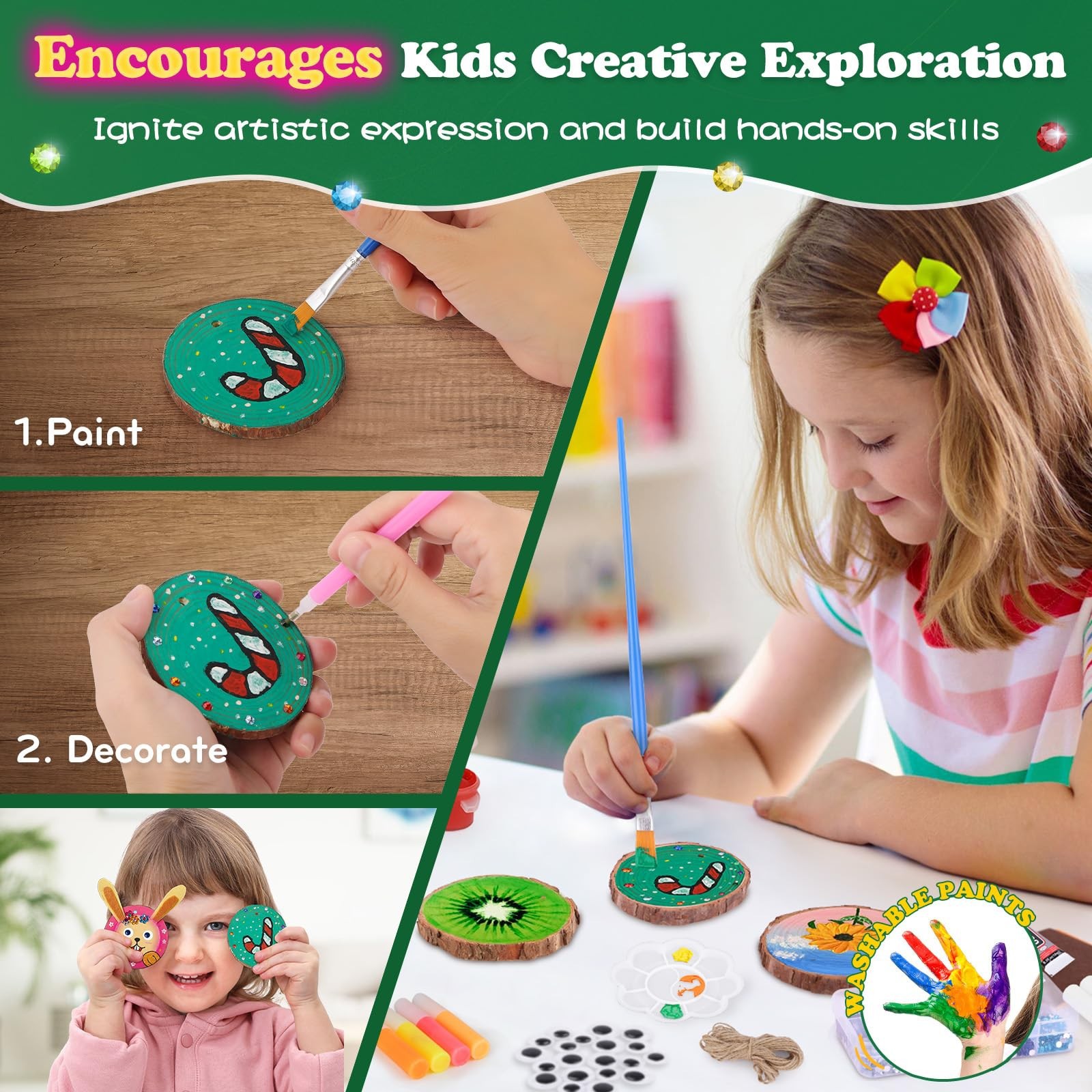 Perlengkapan Lukis Kayu Menyal - Art Craft Kits For Kids ulasan dan harga
