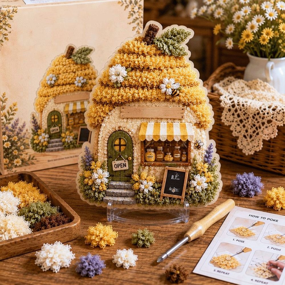Kit Seni Bordir 3D Kreatif, Se - Art Craft Bakery ulasan dan harga