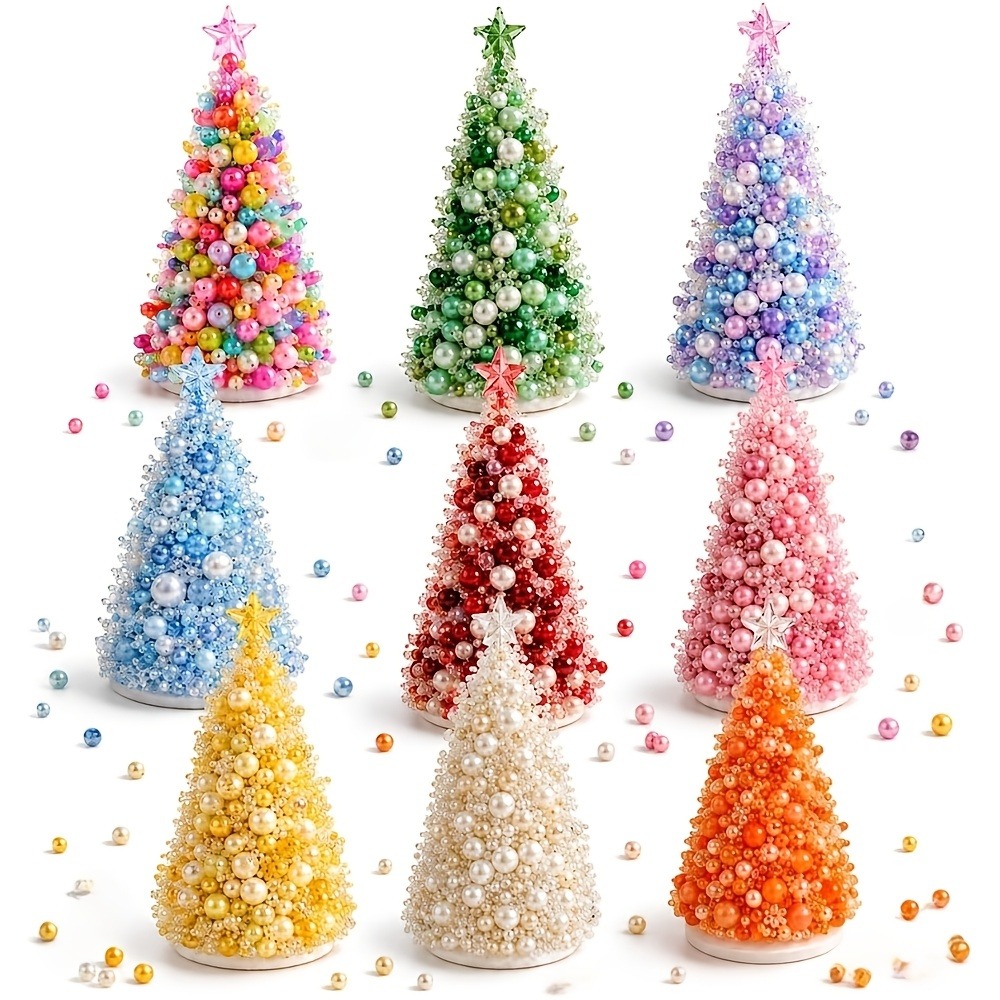 Kit Pohon Natal Berhias Manik- - Art Craft Kits For Kids ulasan dan harga