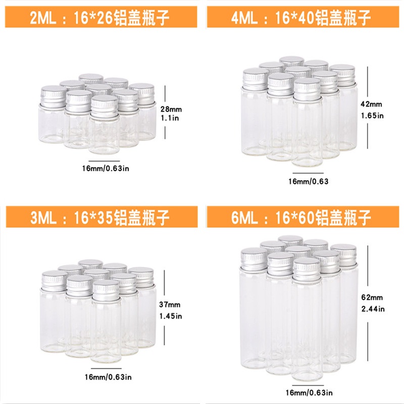 400 Buah 2Ml 4Ml 6Ml Botol Kac - Art Craft Zoo ulasan dan harga