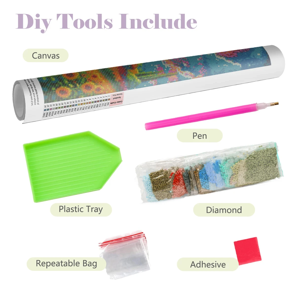 Kit Lukisan Berlian Pemandanga - Art Craft Night ulasan dan harga