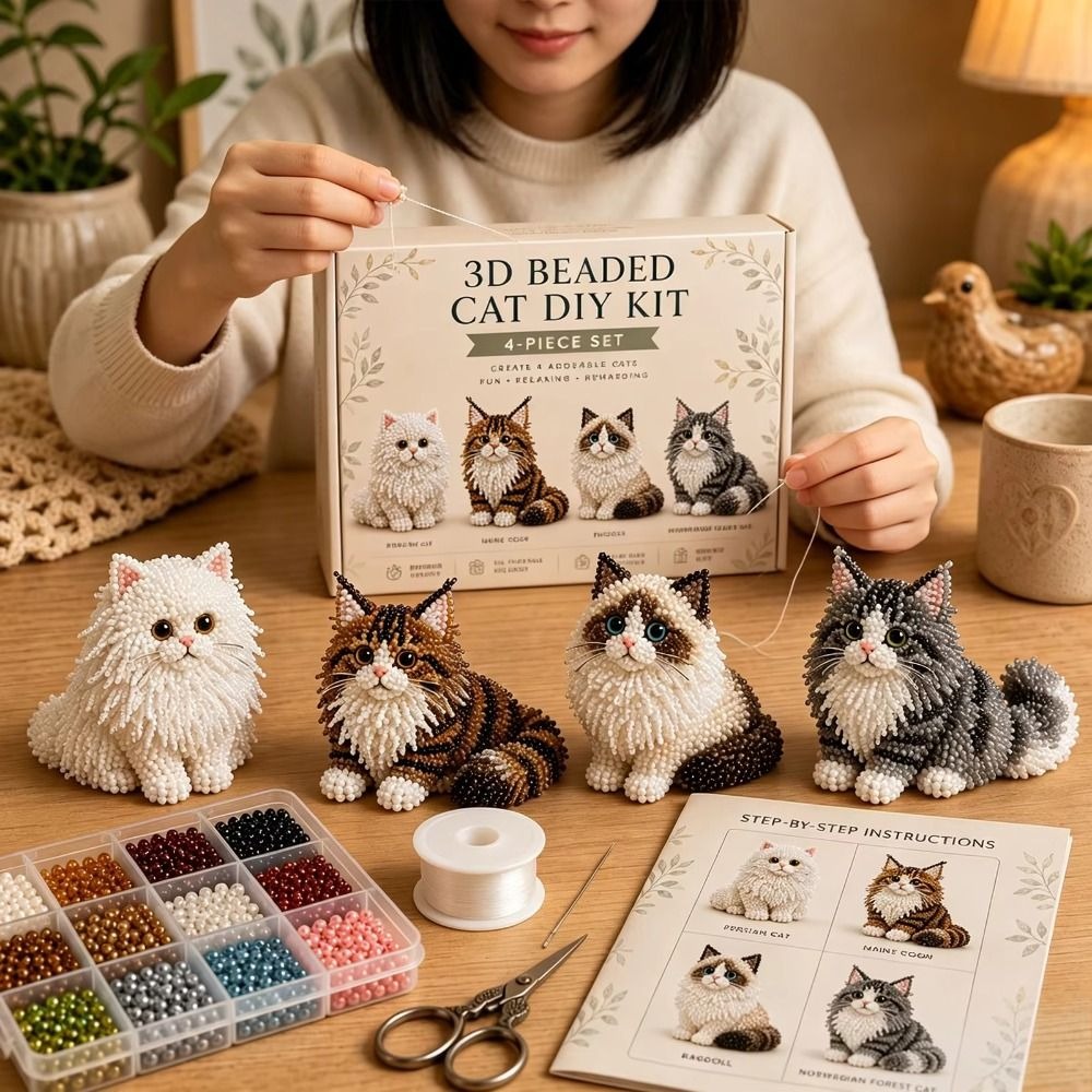 Kit Sulaman Manik-Manik Hewan  - Art Craft Kits For Kids ulasan dan harga