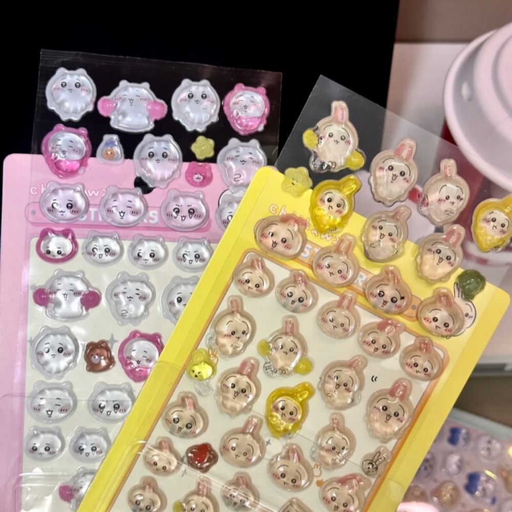 Stiker Embos Kristal 3D Chiika - Art Craft Stationery ulasan dan harga